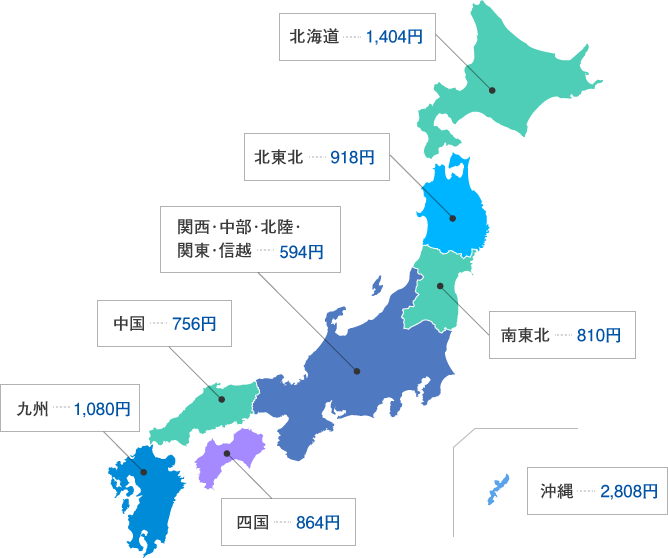 配送料マップ