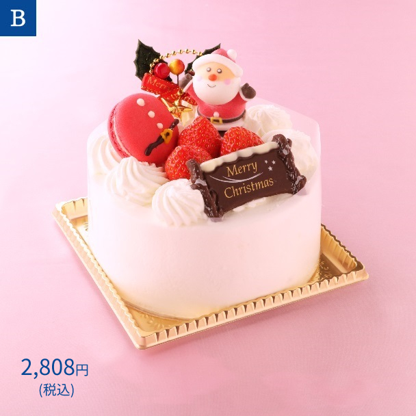 名古屋ふらんすのクリスマスケーキ B.クリスマスショートケーキ4号